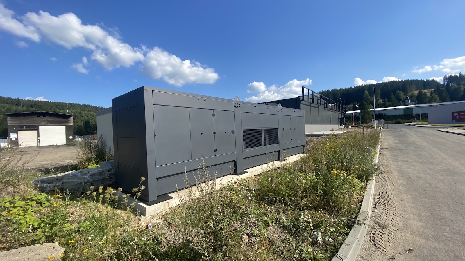 Záložní zdroj v provozu