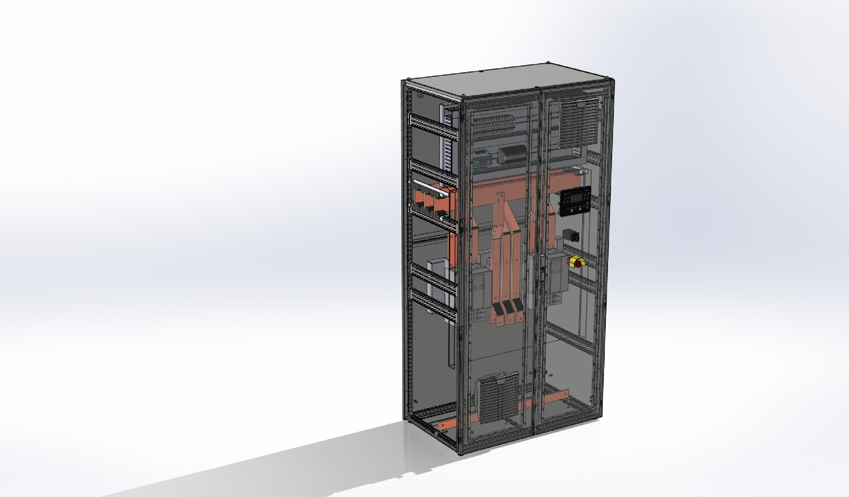 SolidWorks model ATS rozvaděče